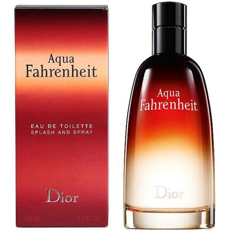 dior aqua fahrenheit 125ml woman|christian dior fahrenheit fragrance.